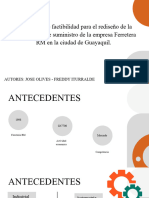 Estudio de Pre Factibilidad para El Rediseño de La Actual Cadena de Suministro de La Empresa Ferretera RM en La Ciudad de Guayaquil