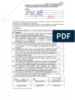 Evaluación Instructivo de Recertificación y Autorización de Vehículos y Equipos EBPS-A.Milla