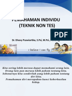 Materi Pemahaman Individu (Teknik Non Tes) - PGSD