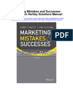 Marketing Mistakes and Successes 12th Edition Hartley Solutions Manual