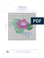DMC A Water Lily PAT1327 Downloadable PDF - 2