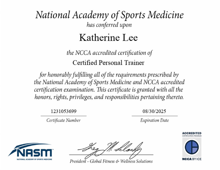 Nasm CPT Klee 20232025 PDF