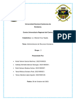 Informe Sobre Administración de Recursos Humanos....