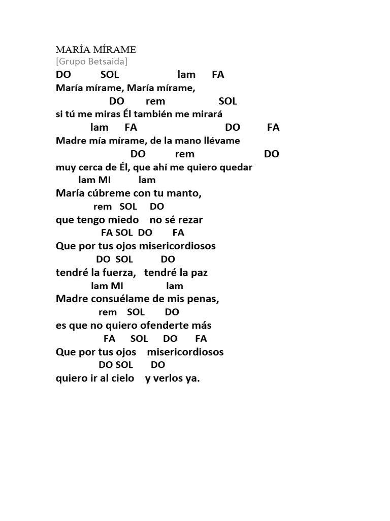 María Mírame | PDF