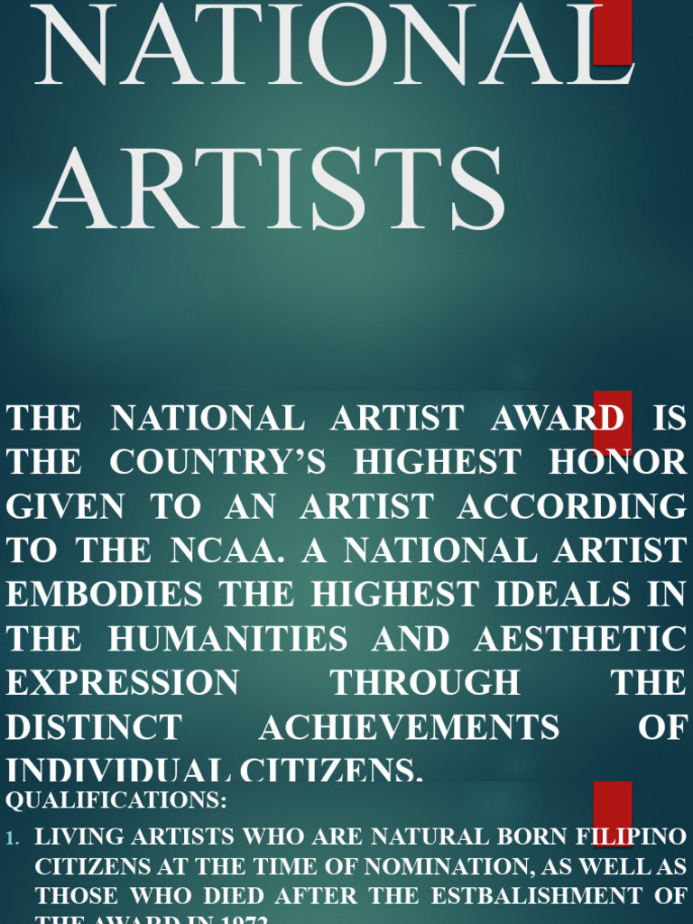 National Artists PDF