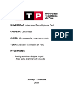 Análisis de La Evolución de La Inflación en Perú