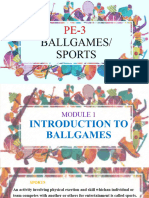 Ballgames/ Sports
