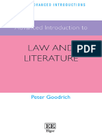 (Elgar Advanced Introductions) Peter Goodrich - Advanced Introduction To Law and Literature-Edward Elgar (2021)