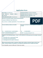 ApplicationForm SJ