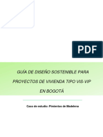 Guía de Diseño Sostenible para Proyectos de Vivienda Tipo Vis-Vip en Bogotá