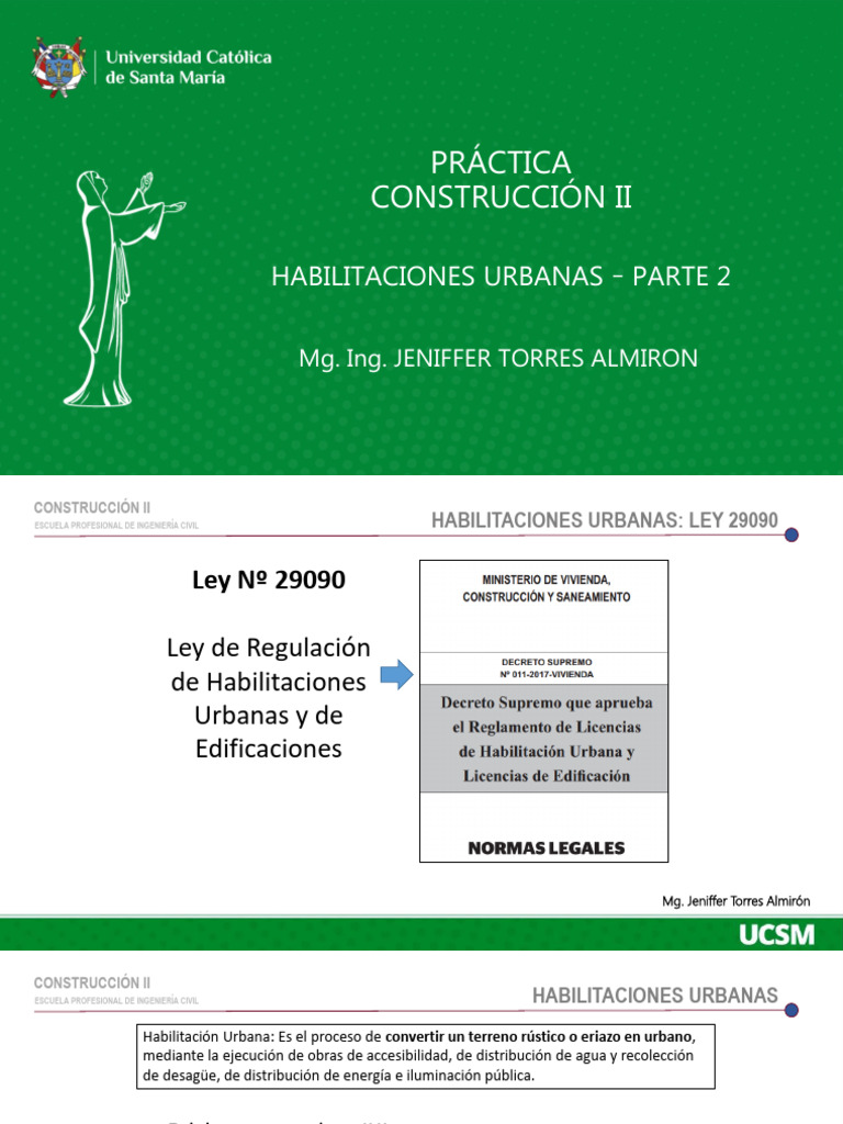 Clase 5 Habilitaciones Urbanas PDF Ingenieria Eléctrica Tubería