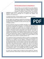 Teoria de Integracion Economica