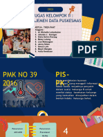 Tugas Kelompok II Manajemen Data Puskesmas - Data Pispk PKM Pineleng