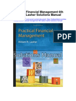 Practical Financial Management 6th Edition Lasher Solutions Manual