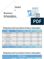 Budgeting Model Spreadsheet Business Infographics by Slidesgo