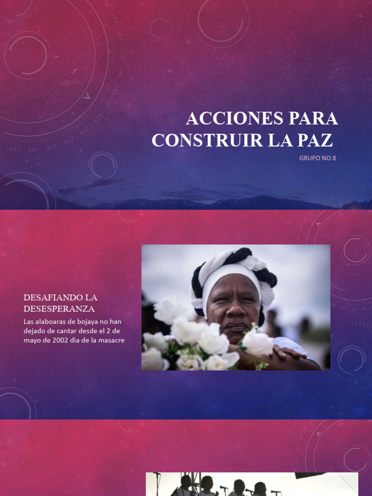 Acciones para Construir La Paz | PDF | Paz