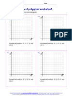 Area Polygons Worksheet