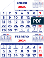 Calendario 2024 Santoral Con Fase Lunar
