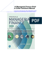 Principles of Managerial Finance Brief 8th Edition Zutter Solutions Manual