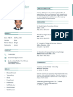 Resume (Alexchander K)
