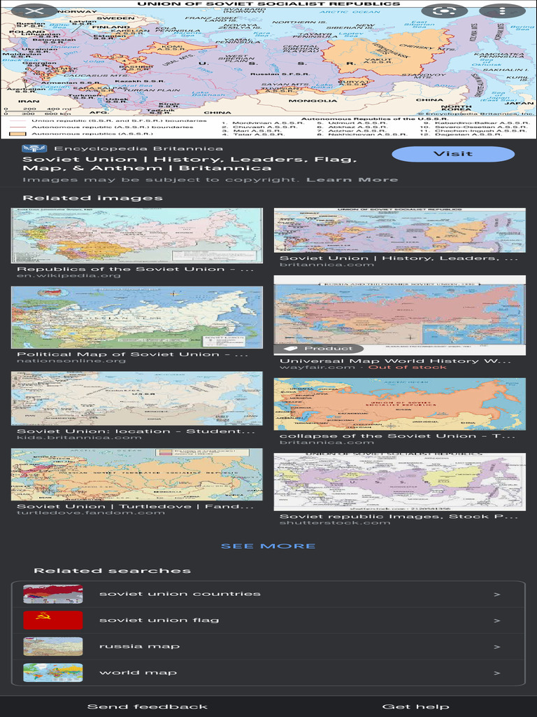 Ussr Map - Google Search | PDF | Politics