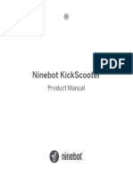 Ninebot Kickscooter: Product Manual