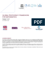 Math Global Proficiency Framework Math