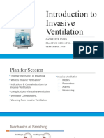 Introduction To Invasive Ventilation