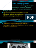 Pitot-Static Test Equipment