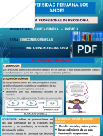 Reacciones Químicas Psicología Ciclo Ii