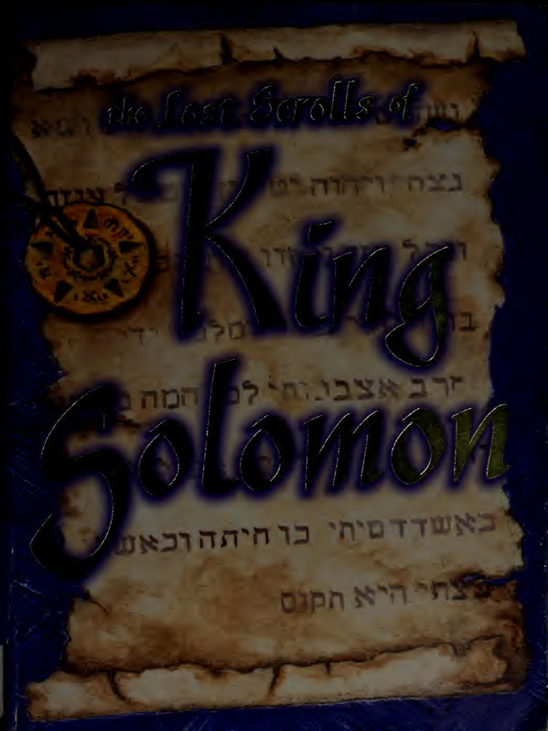 The Lost Scrolls of King Solomon Behrens, Richard, 1946 1st Ed | PDF ...
