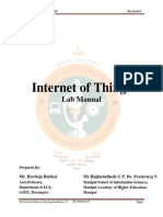 IoT Lab Manual - VTU (21EC581) by Raviteja Balekai