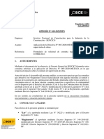 Opinión 019-2022 - SENCICO - Aplicación de Directiva 5-2020-OSCE-CD en Contratos de Supervisión de Obras PDF