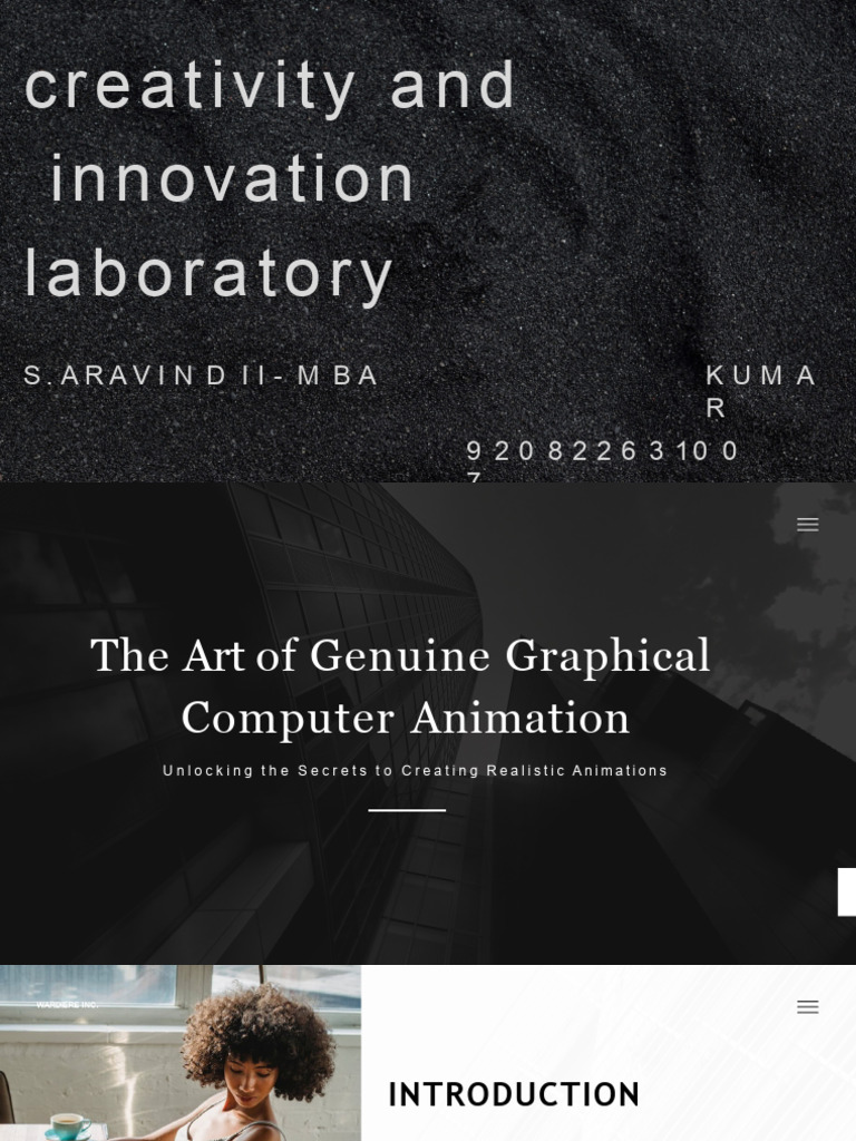 Aravind 920822631007 | PDF | Innovation | Computer Animation
