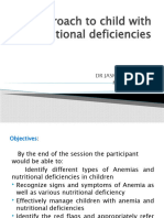 Approach To Child With Nutritional Deficiencies