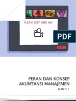 Akmen - 1 - PPT - Peran Dan Konsep Akuntansi Manajemen