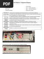 7447 BCD To 7 Segment Display