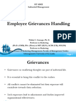 Lesson 4 - Employee Grievances Handling and Labour Management Relations