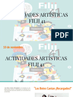 Actividades Artísticas FILIJ 41