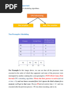 CPU Scheduling Notes