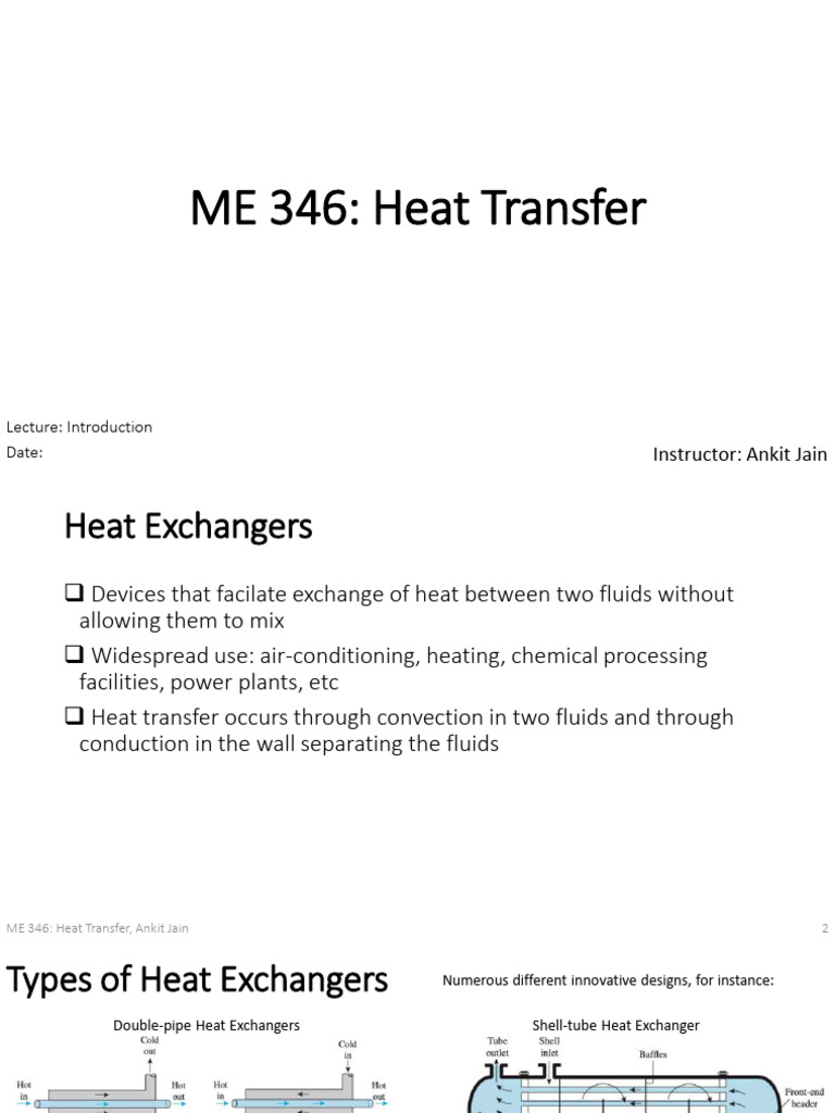 Overall Heat Transfer Coefficient in Radiator | PDF | Heat Exchanger ...