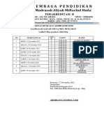 Jadwal Semseter