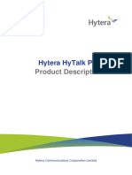 Hytera HyTalk Pro Product Description V3.1.00 - Eng
