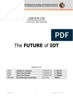 Prefinal Activity - The Future of Iot