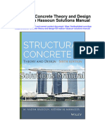 Structural Concrete Theory and Design 6th Edition Hassoun Solutions Manual