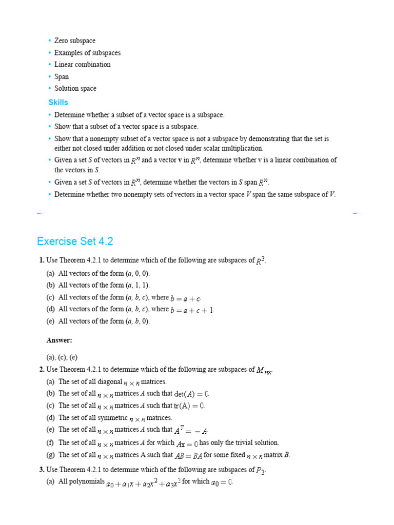 369 HW14 | PDF | Linear Subspace | Vector Space