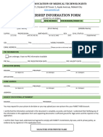 New Membership Form 2019 Ver 0.6 Fillable Form