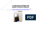 Taxation of Business Entities 6th Edition Spilker Solutions Manual