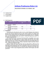 Laporan Praktikum Pembuatan Roket Air