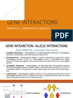 Gene Interactions